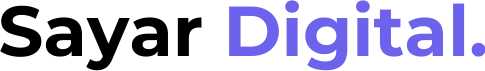 Sayar Digital Schriftlogo
